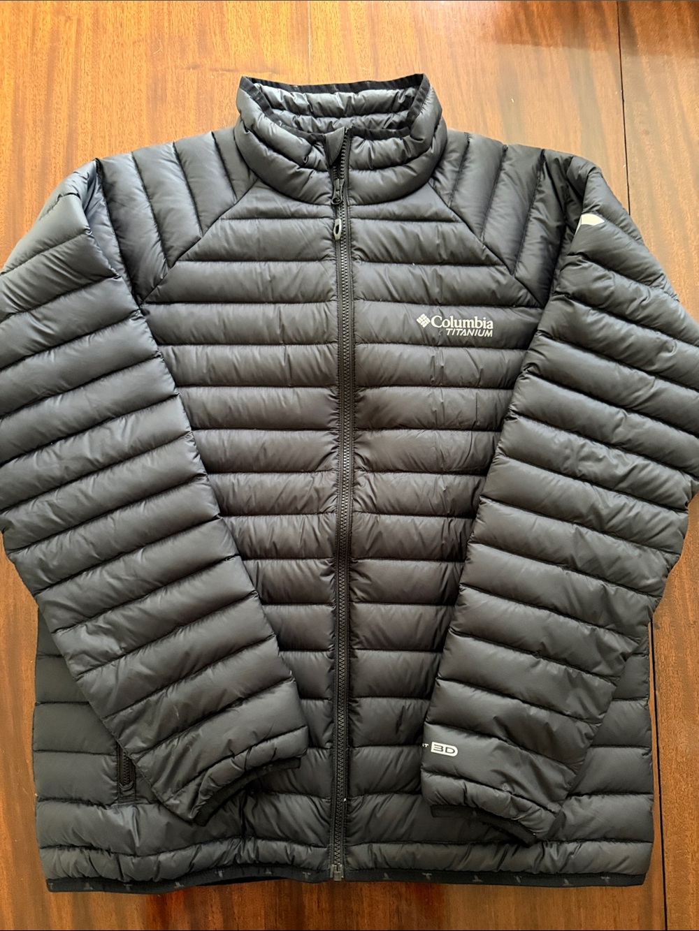 Columbia Titanium Men's Black Quilted Packable Puffer Jacket